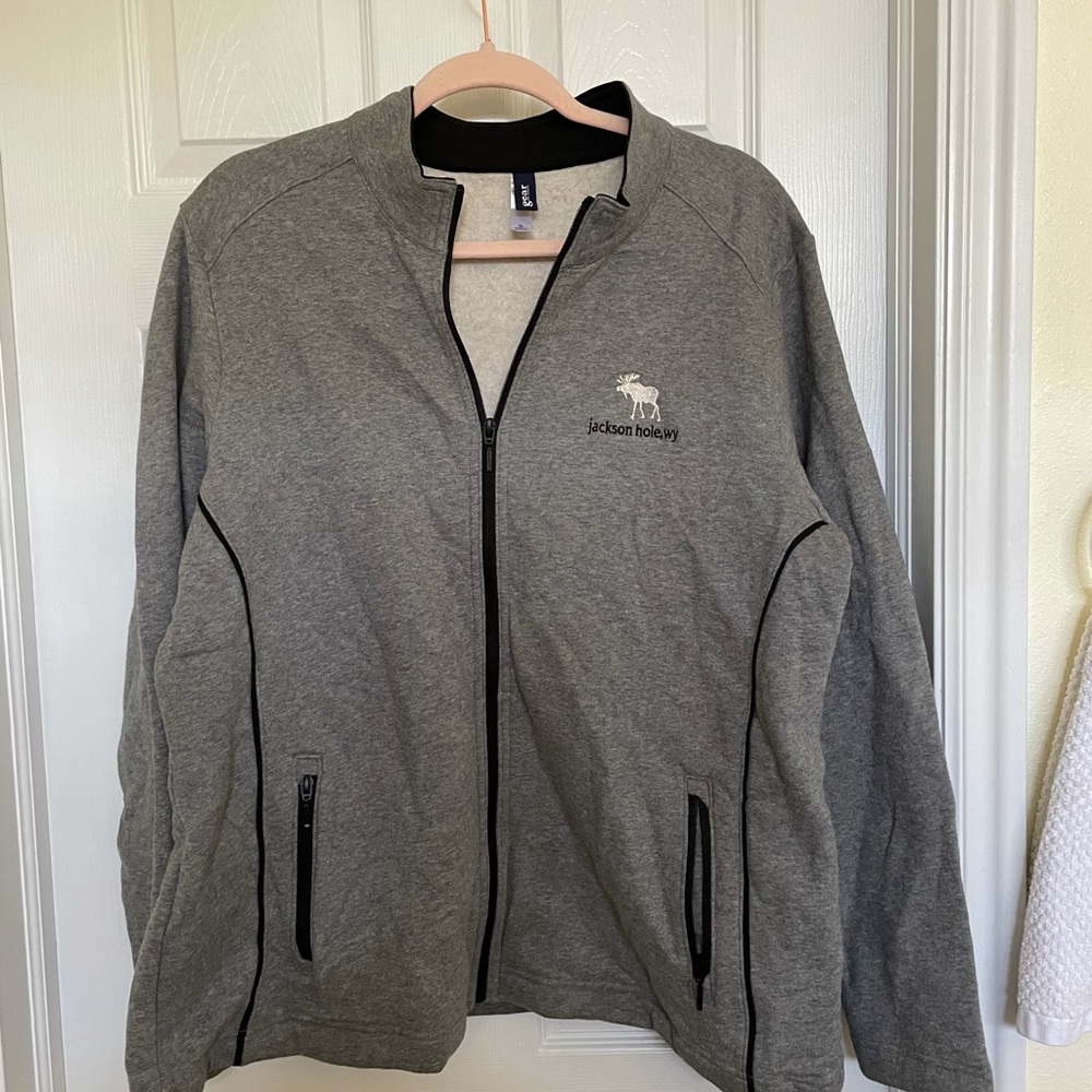 Jacksonhole- Grey Utility Jacket - Women's Lightweight Zip